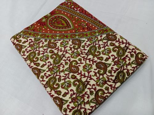 BEDSHEET JAIPUR PRINTED 90X108 2 PILLOW COVER